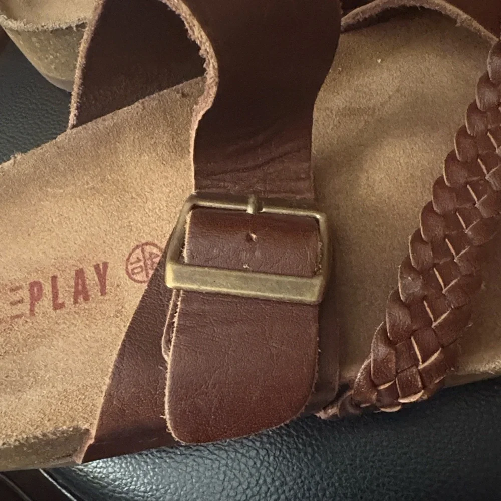 Replay Brown Strapped Sandals